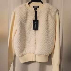 Women's Cream Teddy Jacket